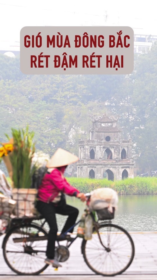 Tin: Gió mùa Đông bắc tăng cường